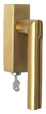 Formani David Rockwell ECLIPSE DR103-DKLOCK draaikiepgarnituur afsluitbaar rechtsdraaiend PVD - mat goud