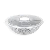 InflaGlow Solar drijvende Waterfontein met RGB Led verlichting - Werkt op Zonne-energie - 6 kleurenmodus - Spuit tot 50cm hoog - Ingebouwde accu - thumbnail