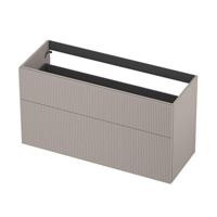 INK - Onderkast 2L A-sym Gelakt Gefr. Front - 1200x450x650 Mm - Kasjmier Grijs - thumbnail