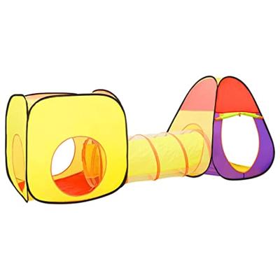 VidaXL Kinderspeeltent met 250 ballen 255x80x100 cm meerkleurig