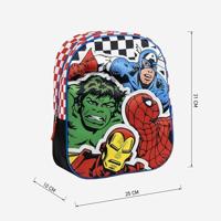 Schoolrugzak The Avengers Zwart 25 x 31 x 10 cm - thumbnail