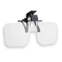 Carson loepbril 1,5x (+2.25 dioptrie) clip-on en flip-up - thumbnail