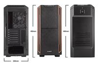 BeQuiet Silent Base 600 Window Midi-tower Gaming-behuizing Oranje, Zwart - thumbnail