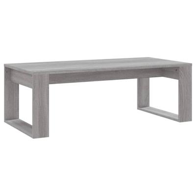 Salontafel 102x50x35 cm bewerkt hout grijs sonoma eikenkleurig Salontafel 102x50x35 cm bewerkt hout grijs sonoma eikenkleurig