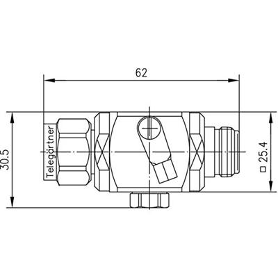 Telegärtner 100024242 100024242 Overspanningsafleider 1 stuk(s) Telegärtner 100024242 100024242 Overspanningsafleider 1 stuk(s)