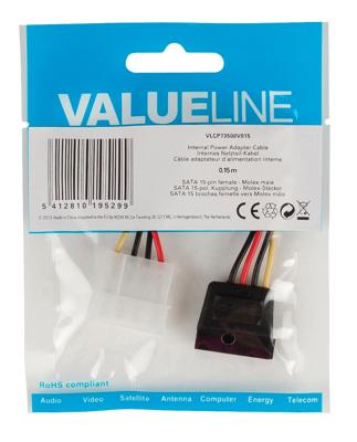 Valueline VLCP73500V015 electriciteitssnoer