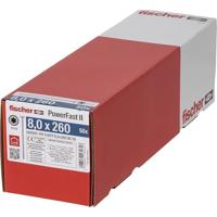 Fischer 568169 PowerFast II Riembouten 8 mm 260 mm Interne vertanding Staal Galvanisch verzinkt 50 stuk(s) - thumbnail