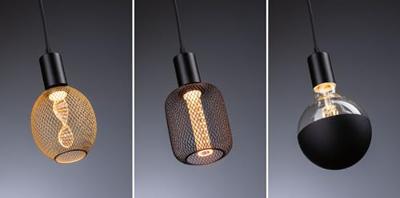 Paulmann 71136 Hanglamp E27 Zwart (mat)