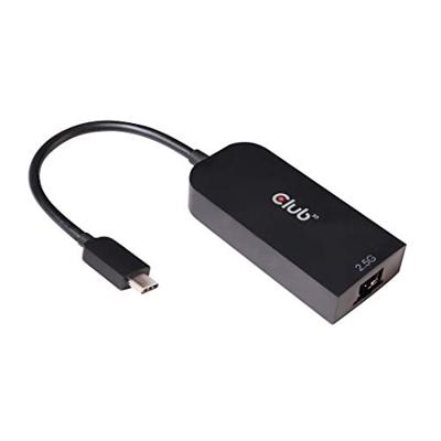 CLUB3D CAC-1520 kabeladapter/verloopstukje USB C Ethernet Zwart