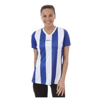Craft 1905568 Progress Stripe Jersey W - Club Cobolt/White - XL