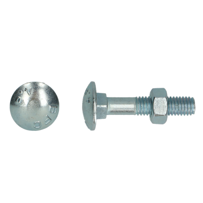 pgb-Europe PGB-FASTENERS | Houtbout 4.8 DIN 603/555 M 10x180 Zn | 25 st 603001010001804