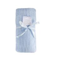 Soft Touch babydeken 140 x 90 cm blauw - thumbnail