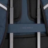 New Rebels Otis - Milcreek Rugtas 25L - Duotone - duurzaam waterafstotend polyester - 15.6" laptop - Navy blauw - thumbnail