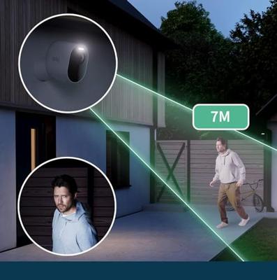 ARLO Ultra 2 Spotlight 2cam Kit black VMS5240B-200EUS IP-Bewakingscameraset WiFi Met 2 cameras 3840 x 2160 Pixel - thumbnail
