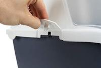 TRIXIE KATTENBAK VICO EASY CLEAN AQUA / WIT 40X40X56 CM - thumbnail