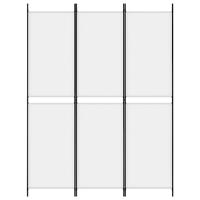 Kamerscherm met 3 panelen 150x200 cm stof wit - thumbnail