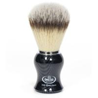 Omega scheerkwast hi-brush synthetisch haar met dassenhaareffect carbon fiber handvat 11cm - thumbnail