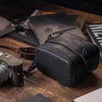 Wotancraft Portable Pouch size L, black leather - thumbnail