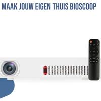 Salora DBS350 Beamer - Mini beamer - Projector - Accu - Android - Bluetooth - WiFi - 1600 ANSI Lumen - DLP WXGA 1280x800 - Intelligente projector - Compact - thumbnail
