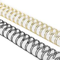 Vaessen Creative • bind easy metalen bindruggen 16mm 2:1 zwart & goud 8st. - thumbnail