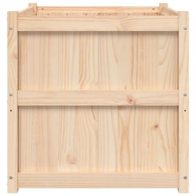 VidaXL Plantenbak 70x70x70 cm massief grenenhout