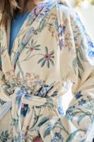 Pip Studio Pip Studio Secret Garden Bathrobe badjas Witblauw XL - thumbnail