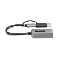 USB-kabel Startech C21GA-USB-ETHERNET Grijs - thumbnail
