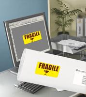 Etiket Avery L7651Y-25 38.1x21.2mm neon geel 1625 etiketten - thumbnail