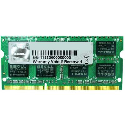 G.Skill 8GB DDR3-1600 Werkgeheugenmodule voor laptop DDR3 8 GB 1 x 8 GB 1600 MHz 204-pins SO-DIMM F3-1600C11S-8GSL G.Skill 8GB DDR3-1600 Werkgeheugenmodule voor laptop DDR3 8 GB 1 x 8 GB 1600 MHz 204-pins SO-DIMM F3-1600C11S-8GSL
