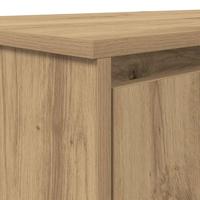 Bureau 120x42x76 cm spaanplaat ambachtelijk eikenkleurig - thumbnail