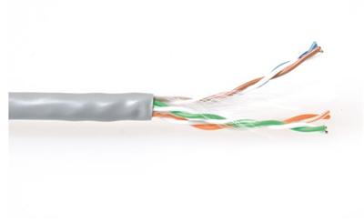 UTP CAT6 kabel op rol vast 305 M massief met adersplitter