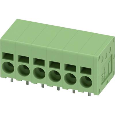 Phoenix Contact 1991011 Printplaatklem Aantal polen 6 Groen 80 stuk(s)