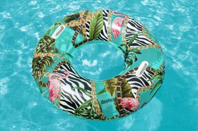 Bestway Opblaasbare drijver met handgrepen Fantasia Bloem D114 cm +12 Jaar Strand en Zwembad 36302 - thumbnail