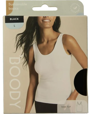 Boody Tank Top Zwart L Boody Tank Top Zwart L