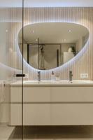 Saqu Organo organische spiegel met LED verlichting en anti-condens 140cm - thumbnail