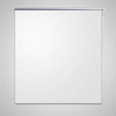 VidaXL Rolgordijn verduisterend 164,4 x 230 cm stofbreedte 160 cm wit