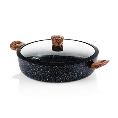 Westinghouse Hapjespan / sauteuse Marble Wood ø 32 cm / 6 liter - standaard anti-aanbaklaag