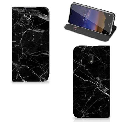 Nokia 2.2 | Standcase | Marmer Zwart - Origineel Cadeau Vader