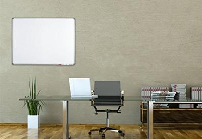 Maul Whiteboard MAULstandard (b x h) 90 cm x 60 cm Wit Kunststof coating Incl. opbergbakje, Horizontaal- of verticaalformaat
