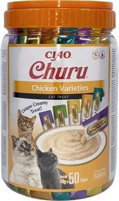 INABA Churu Varieties Chicken - Kattensnoepje - 50 x 14g