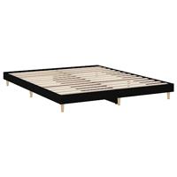 Bedframe zonder matras 180x200 cm spaanplaat zwart - thumbnail