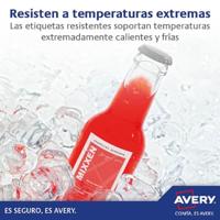 Avery-Zweckform L4773-100 Folie-etiketten 63.5 x 33.9 mm Polyester folie Wit 2400 stuk(s) Permanent hechtend Laser (kleur), Laser (zwart/wit), Kopiëren - thumbnail