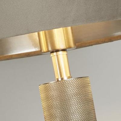 Searchlight Gouden tafellampLondon met crème kap - EU65721TA