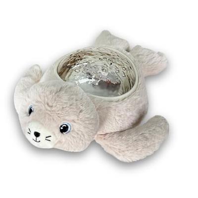 Nachtlampje projector met watereffecten Zeehond Aqua Dream PABOBO beige Nachtlampje projector met watereffecten Zeehond Aqua Dream PABOBO beige