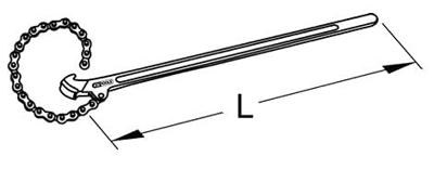 KS Tools 114.0040 1140040 Kettingfittingtang