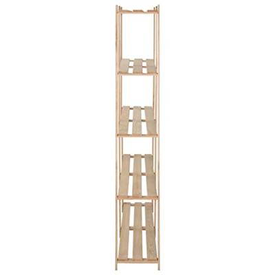 Opbergrek 5-laags 170x28,5x170 cm massief grenenhout