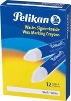 Pelikan vetkrijt 772 wit, doos van 12 stuks - thumbnail