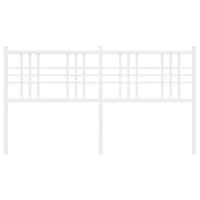Hoofdbord 160 cm metaal wit - thumbnail