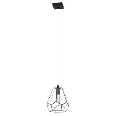 Eglo HanglampMardyke zwart met glas - 43643