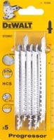 DeWalt Accessoires Decoupeerzaagblad HCS progressor voor hout, spaanplaat, multiplex <65mm, 116x91x2-3mm, (T234X) - DT2057-QZ - thumbnail